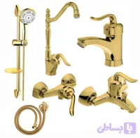 پک شیرالات 6 عددی پارسا طلایی ویان (کد SHMQ5)