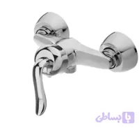 شیر توالت قاجاری سفید کروم ویان