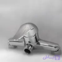 شیر توالت اردکی مشکی کروم ویان