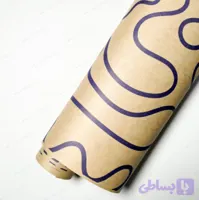 کاغذ کرافت رولی آماده طرح مارپیچ