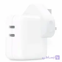 شارژر 35 وات اپل Apple Dual USB-C Port Power Adapter A2676