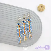 سرکلیدی دستبافت طرح زرافه آسمون نشین