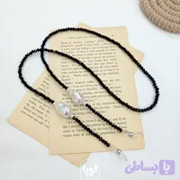 بند عینک دستساز کریستال با مروارید باروک