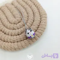 آویز موبایل منجوقی گربه سیاه