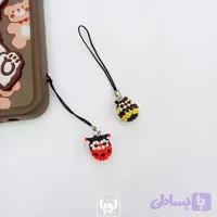 آویز موبایل منجوقی زنبور و کفشدوزک