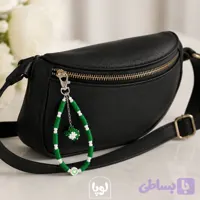 آویز کیف دستساز قورباغه رنگ سبز