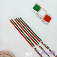 دستبند دوستی طرح پرچم ایران ساده و پهن