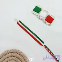 دستبند دوستی طرح پرچم ایران ساده و پهن