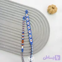 دستبند دوستی دخترانه طرح آفتابگردون رنگ آبی مشکی سبز