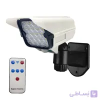 پروژکتور دیواری خورشیدی اورجینال ,واراداتی  طرح دوربین مداربسته مدل Pr-Cam | چراغ امنیتی سنسوردار