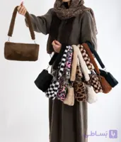 کیف خز دسته بلند دستی و دوشی کد ۱۶