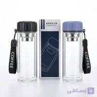 دمنوش ساز دوجداره بنددار مدل کافی کد ۱۱۵