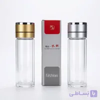 دم نوش یاز دوجداره پیرکس با درب کلیدی مدل ۱۱۹