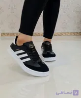 کتونی سامبا زنانه ومردانه مشکی ۳۷تا۴۵ کیفیت ضمانتی
