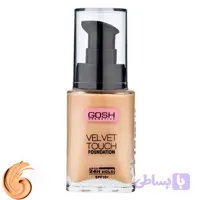 کرم پودر مایع SPF10 گاش مدل Velvet Touch شماره 402 مناسب برای انواع پوست