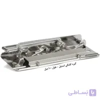 قفل تخته شاسی (گیره کلنگی استیل) گیره فنری بسته10عددی