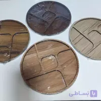 اردو خوری دایره ای شکل چوبی پنج قسمتی