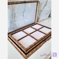 جعبه‌ جا نگینی و سنگ 6 تایی (خاتم)
