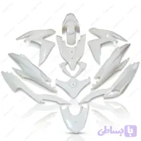 فلاپ کامل طرح کلیک رنگ سفید جنس وارداتی اعلا
