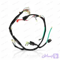 سیم کشی موتورسیکلت کاربرات استارتی درجه یک و اصلی