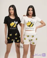 ست تیشرت شرتک زنبور🐝