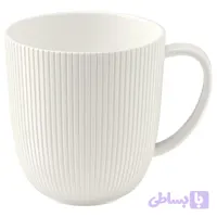 ماگ سرامیکی ایکیا شیاردار مدل IKEA OFANTLIGT
