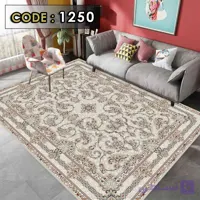روفرشی کشدار مخمل شانل ترک کد  1250 (کاور فرش)