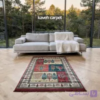 فرش ۷۰۰ شانه طرح سنتی (لاکی) هامون 100% نخ کد 20