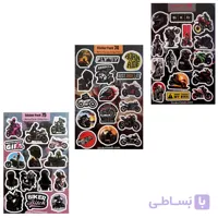 استیکر ضد آب طرح موتور