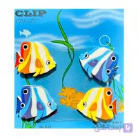 گیره کاغذ فانتزی طرح ماهی(4عددی)