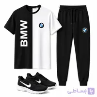 پکیج ست تیشرت شلوار bmw مردانه مدل Noman کفش ورزشی مدل Pavlo