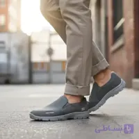 کفش پیاده روی و روزمره اسکچرز طوسی مدل نسیم تاب مناسب آقایان و بانوان