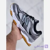کفش اسپرت مردانه نیوبالانس سایز بزرگ 44 تا 47 رنگ طوسی خاکستری با زیره پیو نرم