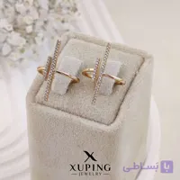 انگشتر زنانه مینیمال خطی از برند ژوپینگ