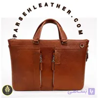 کیف اداری مردانه چرم طبیعی سوپرلوکس (کیف اداری زنانه و مردانه) مدل PL-K-21- کیف اداری چرم گاوی مدیریتی مخصوص افراد با اصالت و حرفه ای