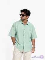 پیراهن لینن آستین کوتاه اورجینال برند (ZARA) کد 0336 (2XL)