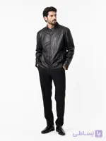 کت چرم طبیعی اورجینال برند (REAL LEATHER) کد 0319