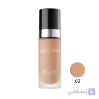 کرم پودر مخملی مالوویز Malu Wilz Velvet Touch Cream Foundation 03 (4043993452032)