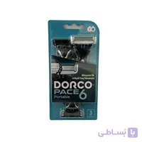 دورکو تیغ اصلاح 6 لبه سبز 3تایی Vietnam