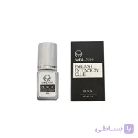 وین لش چسب کاشت مژه کمتر از نیم ثانیه مشکی BLACK 3ml