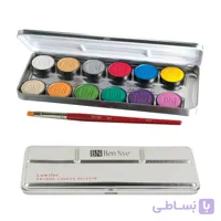 پالت گریم سایه چشم 12 رنگ بن نای Ben Nye Lumiere Grande Colour Powder Makeup Palette Contains 12 Shades