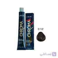 رنگ مو فاقد آمونیاک کروما لاکمه 7/17 60ml