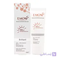 کرم ضد آفتاب امونی رنگی ضد لک بریلیانت 50ml SPF50