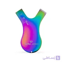 شانه لیفت مژه فلزی استیل هفت رنگ وین لش
