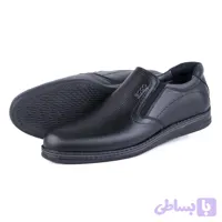 کفش چرم مردانه مدل لارج کشی