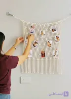 آویز مکرومه مدل آویز خاطره ها  در رنگبندی و سایز مختلف کدسفارش۱۰۳۶