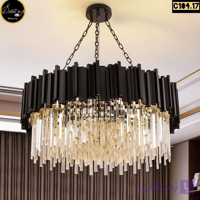 لوستر کریستالی مدرن ۱۳ شعله مناسب پذیرایی کد C103