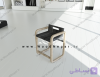 صندلی کافه ای چوبی سری Fillet Box