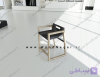 صندلی کافه ای چوبی سری Helix