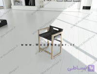 صندلی کافه ای چوبی سری Cubic Box